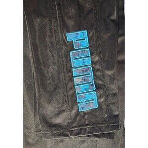 Puma Black Track Pants Youth XL 18-20 Embroidered Logo Black Long/Tall 33 inseam